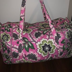 Vera Bradley Large Duffel Bag (Priscilla Pink)